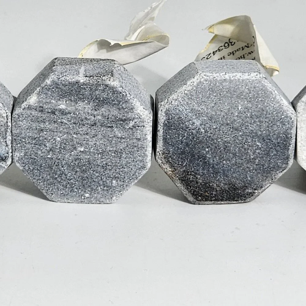 Home Decor Wholesale 6 Knob for Drawer Dresser Pulls Decorative Hexagon Gray